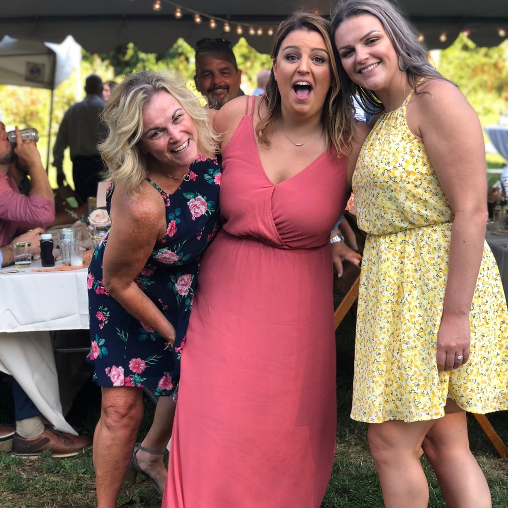 Lulus Rusty Rose Maxi Dress